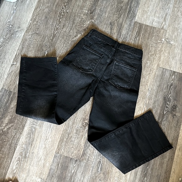 Art Class Jeans High Waist Relax Hip & Tight Raw Hem Straight Leg size 10 Kids - Picture 6 of 8